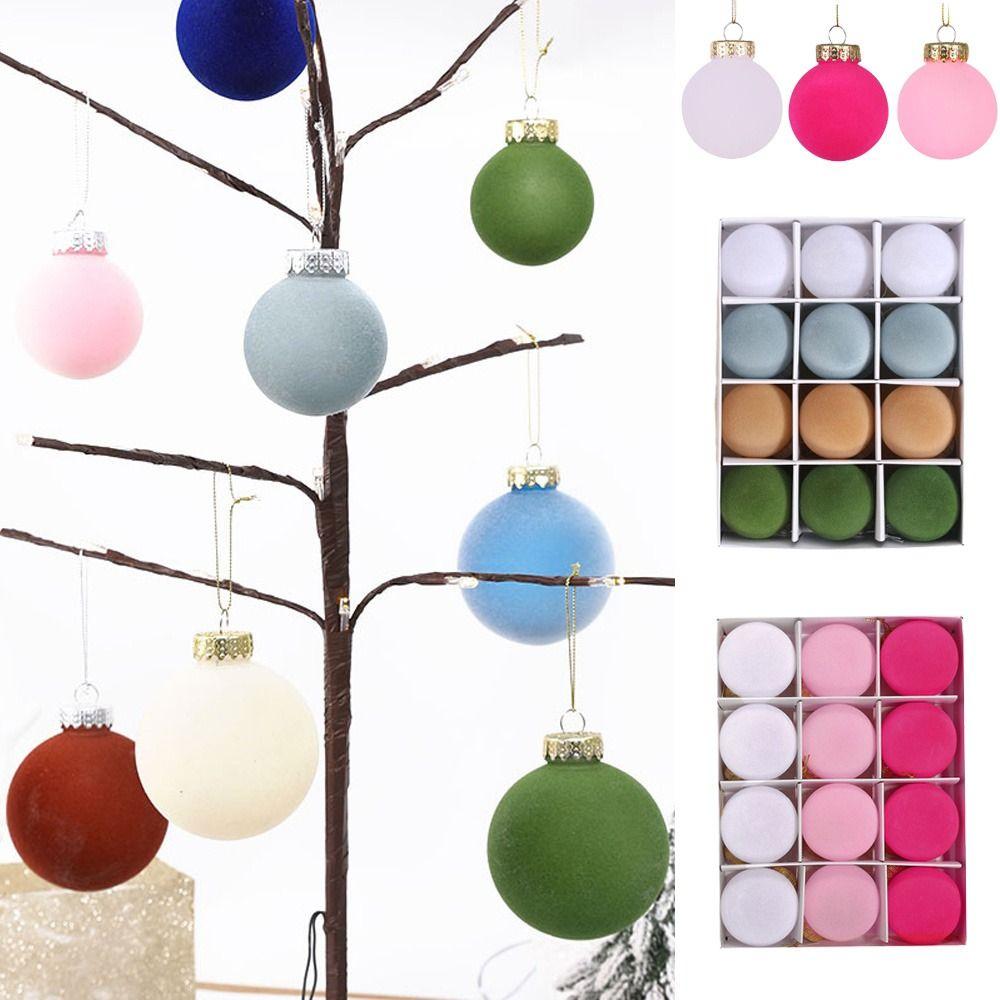 12шт красочные бархатные рождественские шары кулон Xmas висячие украшения праздник A
12шт красочные бархатные рождественские шары кулон Xmas висячие украшения праздник A