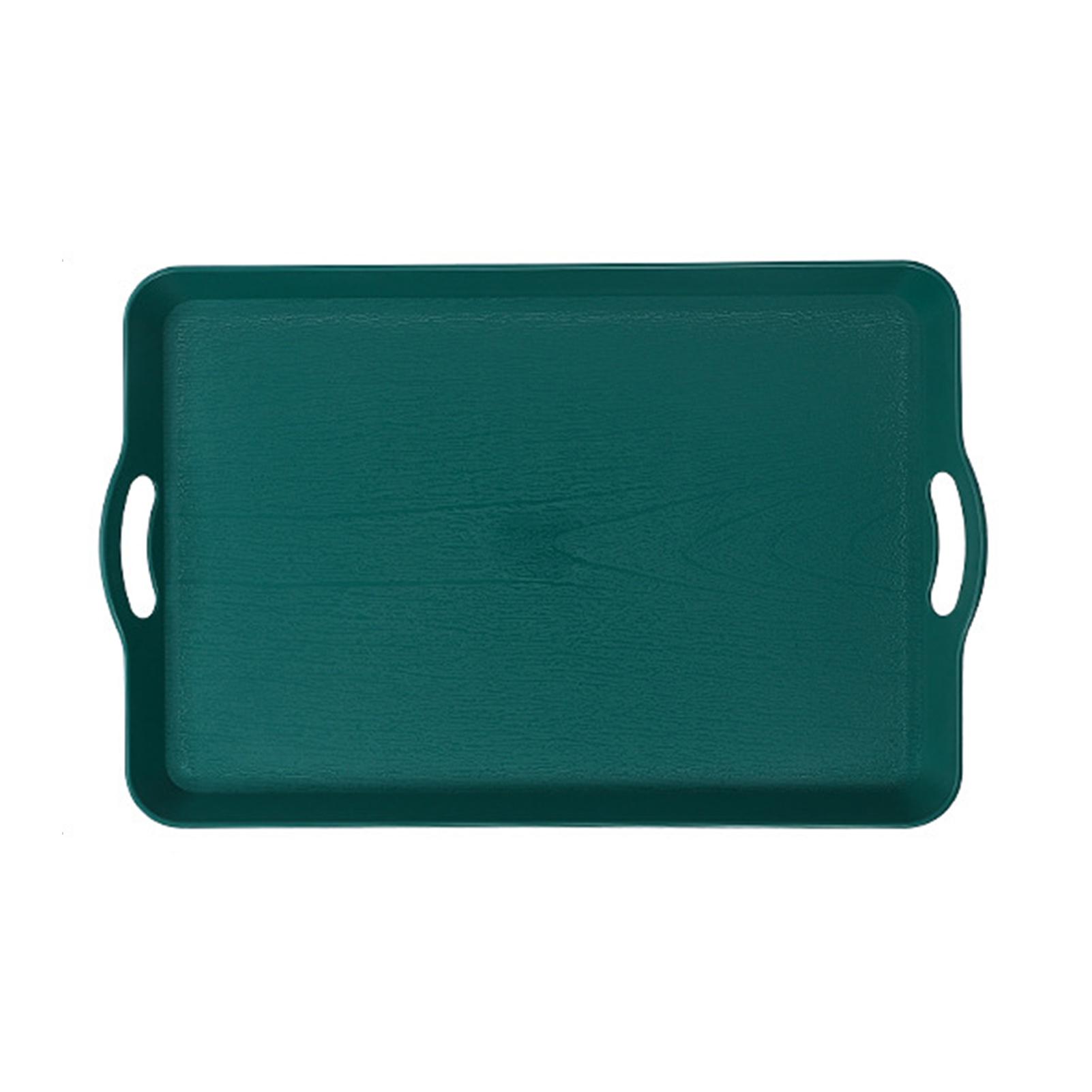 Rectangular Plastic Serving Trays With Handles Scratch-Resistant Serving Vanity Tray trays decorative For Picnic Small зелений
Rectangular Plastic Serving Trays With Handles Scratch-Resistant Serving Vanity Tray trays decorative For Picnic Small зелений