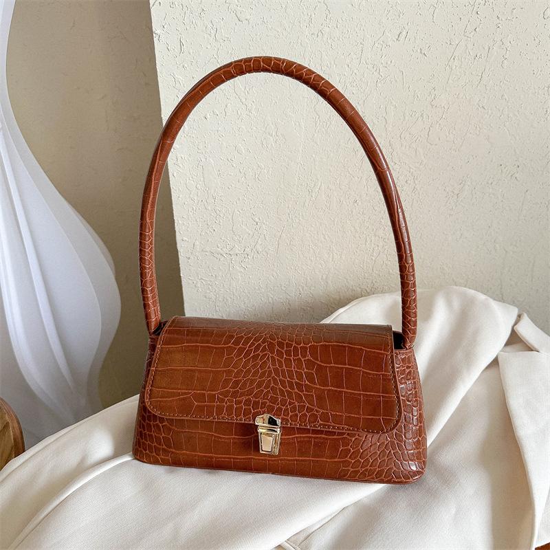 Retro stone pattern texture autumn popular new casual fashion single shoulder axillary square bag светло-коричневого
Retro stone pattern texture autumn popular new casual fashion single shoulder axillary square bag светло-коричневого