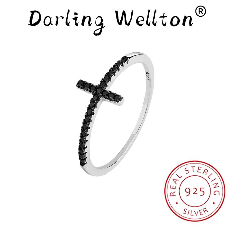 2023 NEW Classic Black Cross Full Of Diamond Couple Ring For women 100% Sterling S925 Silver Valentine s Day Gift Jewelry
2023 NEW Classic Black Cross Full Of Diamond Couple Ring For women 100% Sterling S925 Silver Valentine s Day Gift Jewelry