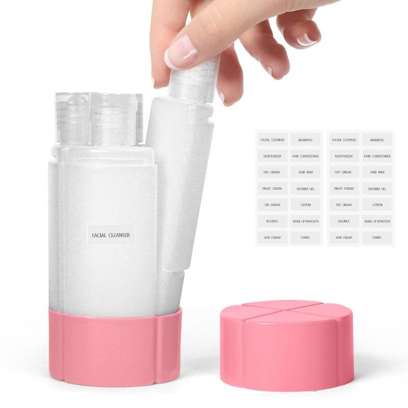 4-in-1 Leak-Proof Bottle 4 * 60ml for Travel Gym Camping Carry-On Travel Size Toiletries Shampoo Lotion Bottle рожевий
4-in-1 Leak-Proof Bottle 4 * 60ml for Travel Gym Camping Carry-On Travel Size Toiletries Shampoo Lotion Bottle рожевий