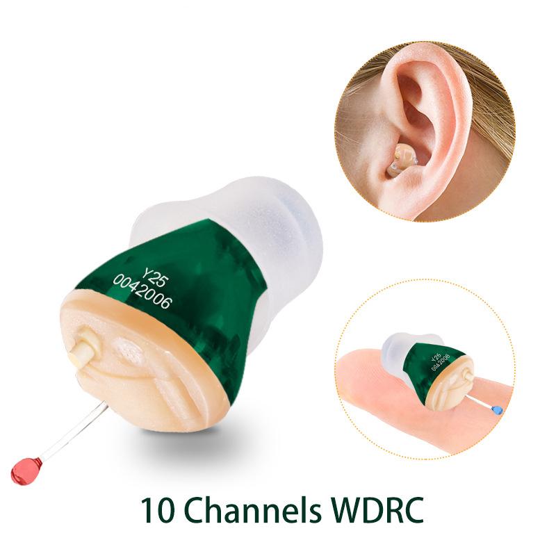 Y25 Left Ear Ergonomic Design WDRC 10-Channel Digital Hearing Aid Elderly Senior People Sound Amplifier Hearing Aid Tool for Deaf People Type A
Y25 Left Ear Ergonomic Design WDRC 10-Channel Digital Hearing Aid Elderly Senior People Sound Amplifier Hearing Aid Tool for Deaf People Type A