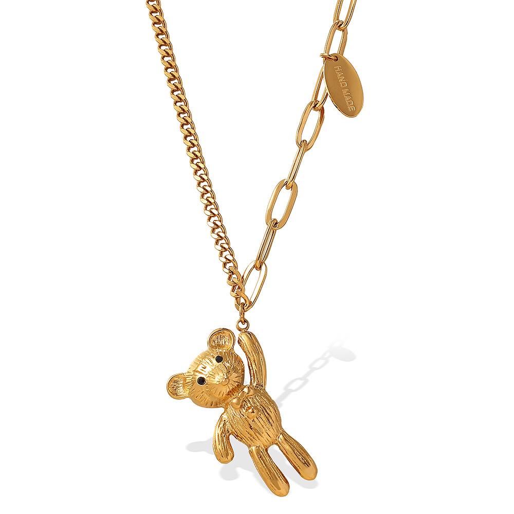 Niche Design Sense New Bear Necklace I Simple Cold Wind Versatile Item Collarbone Chain Female 2026 45CM
Niche Design Sense New Bear Necklace I Simple Cold Wind Versatile Item Collarbone Chain Female 2026 45CM