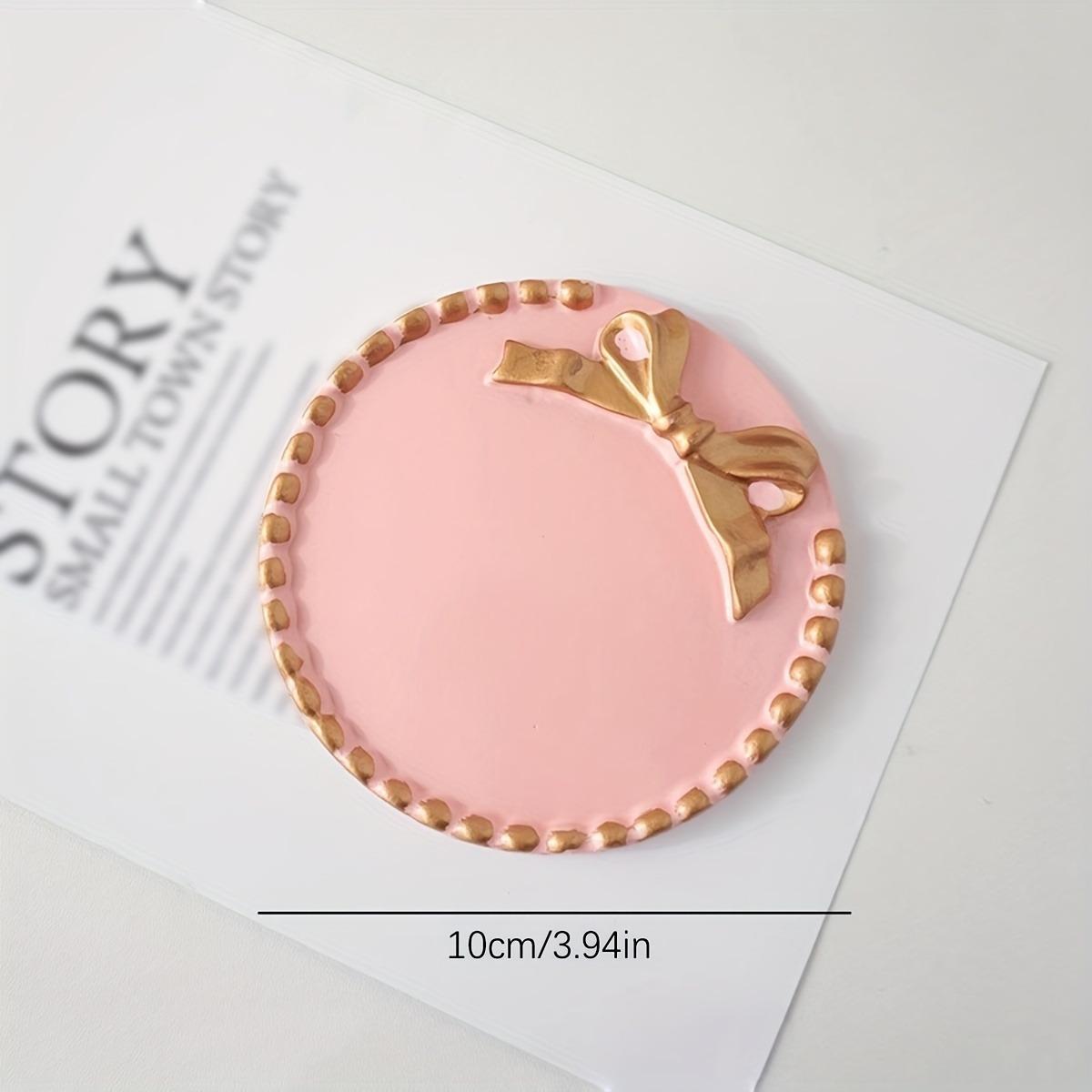 1PC Bowknot Jewelry Display Storage Tray, Decoration Round Tray For Necklace, Earrings, Household Candle Storage Tray рожевий
1PC Bowknot Jewelry Display Storage Tray, Decoration Round Tray For Necklace, Earrings, Household Candle Storage Tray рожевий