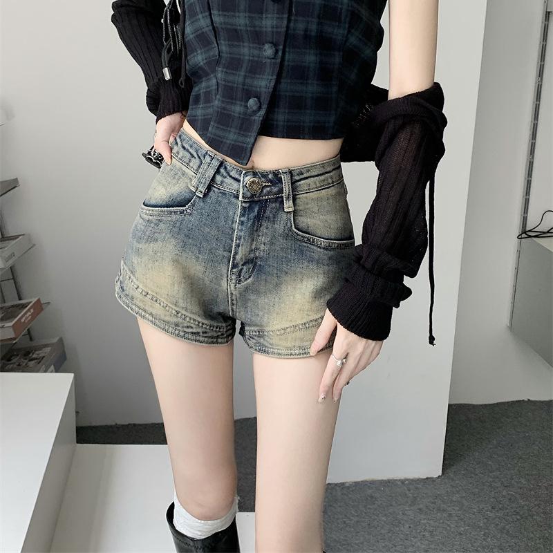 2025 Retro High-Waisted Blue Denim Shorts for Women – Slimming, Distressed, A-Line Wide Leg Summer Hot Pants 2XL
2025 Retro High-Waisted Blue Denim Shorts for Women – Slimming, Distressed, A-Line Wide Leg Summer Hot Pants 2XL