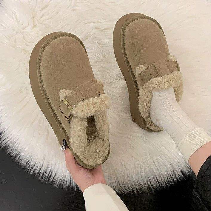 Thick bottom heightening one pedal bag head Birkenstock hairy half slippers women s autumn and winter outer wear velvet 2025 new cotton slippers 40
Thick bottom heightening one pedal bag head Birkenstock hairy half slippers women s autumn and winter outer wear velvet 2025 new cotton slippers 40