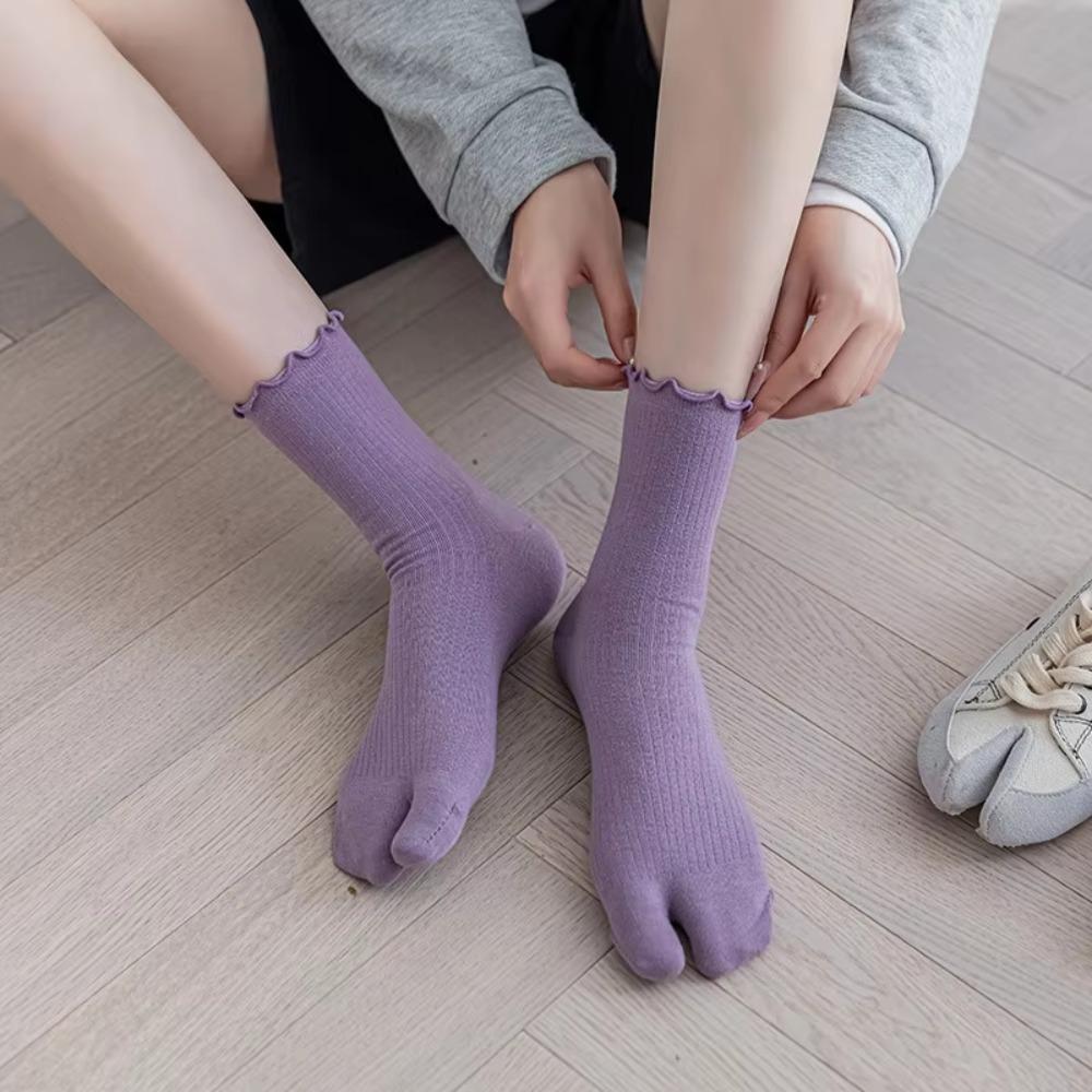 Comfortable Split Toe Socks Solid Color Two-Toed Socks Japanese Harajuku Tabi Sox Summer хакі
Comfortable Split Toe Socks Solid Color Two-Toed Socks Japanese Harajuku Tabi Sox Summer хакі