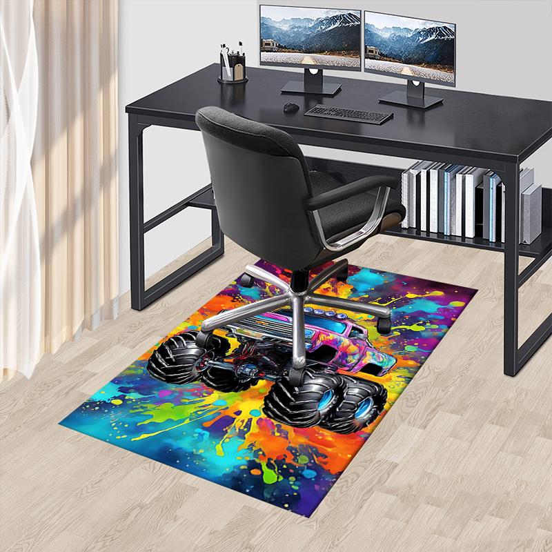 Colorful Monster Truck Chair Mat - Office Carpet for Home Decor, Sofa Rug, Gift Idea, Suitable for Bedroom, Living Room, and Various Rooms01 60cm by 90cm
Colorful Monster Truck Chair Mat - Office Carpet for Home Decor, Sofa Rug, Gift Idea, Suitable for Bedroom, Living Room, and Various Rooms01 60cm by 90cm