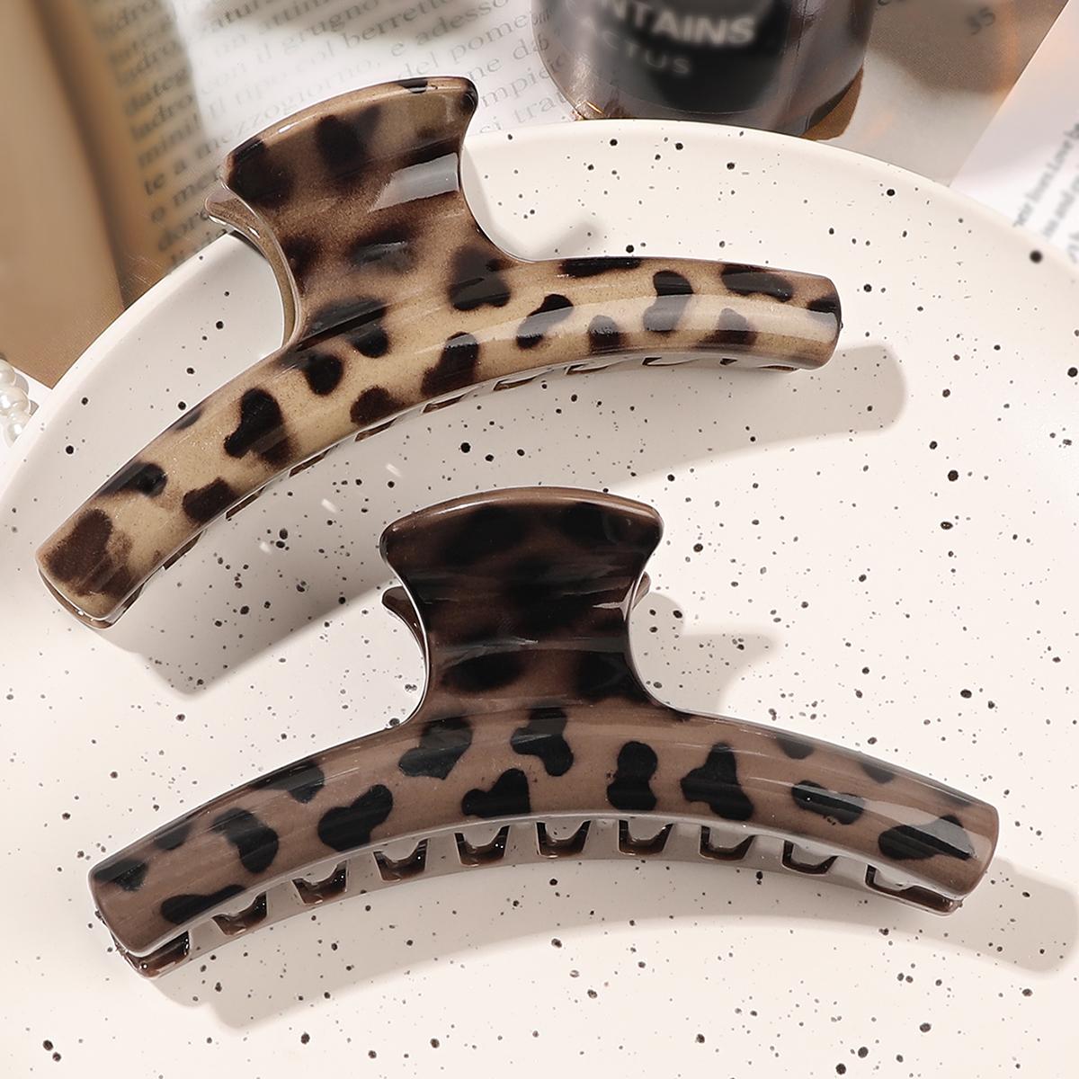 2 шт. коричневые леопардовые заколки-крабы для женщин, черепаховые заколки-крабы для хвоста, сильная фиксация заколки-крабы для длинных волос
2 шт. коричневые леопардовые заколки-крабы для женщин, черепаховые заколки-крабы для хвоста, сильная фиксация заколки-крабы для длинных волос