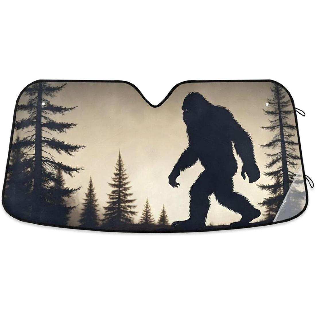 Windshield Sun Shade Auto Sun Visor Heat Protection Foldable Blocks UV Ray for Sedan SUV Truck-Silhouette of Sasquatch Print 55×27.6 inch
Windshield Sun Shade Auto Sun Visor Heat Protection Foldable Blocks UV Ray for Sedan SUV Truck-Silhouette of Sasquatch Print 55×27.6 inch