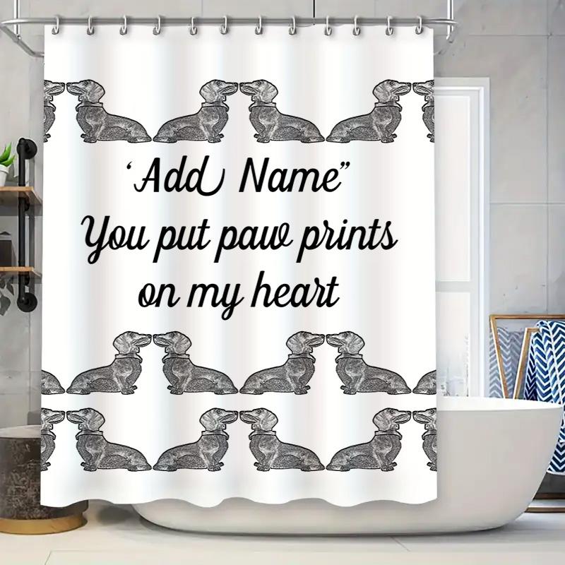 GAEAdd Name Personalized Custom Pet Print Shower Curtain Waterproof Bathroom Decor for Dogs Cats 90x180cm
GAEAdd Name Personalized Custom Pet Print Shower Curtain Waterproof Bathroom Decor for Dogs Cats 90x180cm