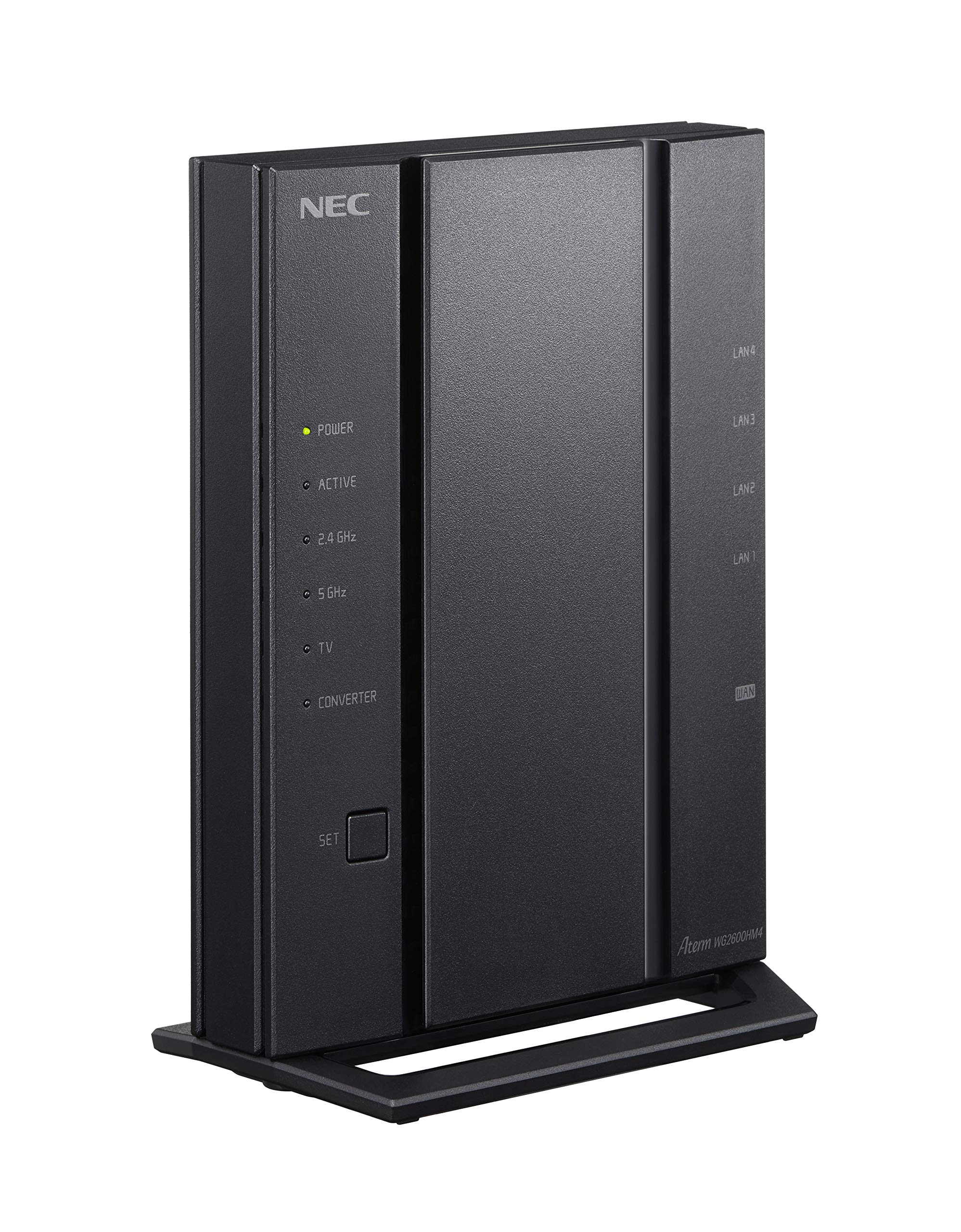 NEC Wireless LAN Router WiFi5 Aterm Series 4 Streams Band AC2600 IPv6 Communication Compatible Wi-Fi (11ac) / (5GHz / 2.4GHz Band) PA-WG2600HM4
NEC Wireless LAN Router WiFi5 Aterm Series 4 Streams Band AC2600 IPv6 Communication Compatible Wi-Fi (11ac) / (5GHz / 2.4GHz Band) PA-WG2600HM4