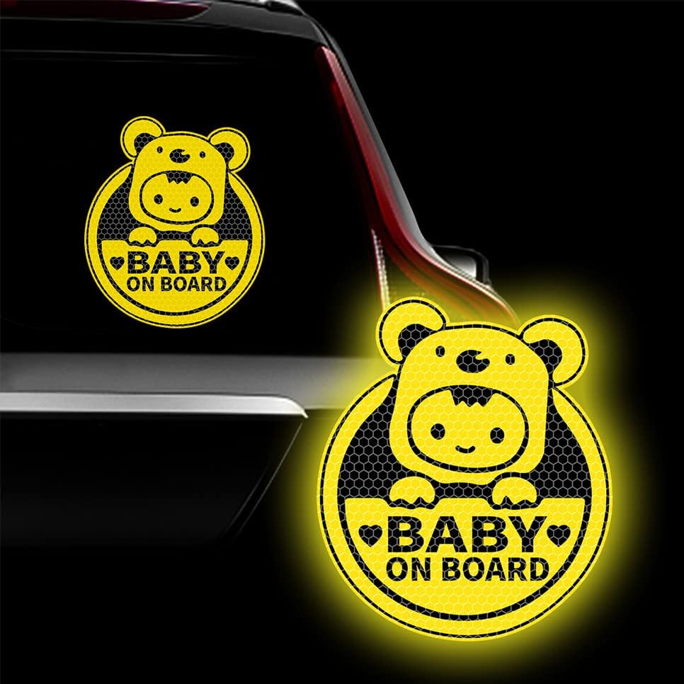 Baby On Board Sticker for Cars, Cute Koala High Intensity Reflective Waterproof Vinyl Car Decal Kids in Car Safety Sign 6 x7 зелений
Baby On Board Sticker for Cars, Cute Koala High Intensity Reflective Waterproof Vinyl Car Decal Kids in Car Safety Sign 6 x7 зелений