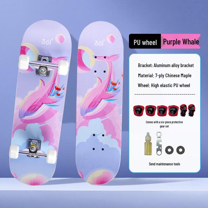 361° Kids Double Kick Skateboard
361° Kids Double Kick Skateboard