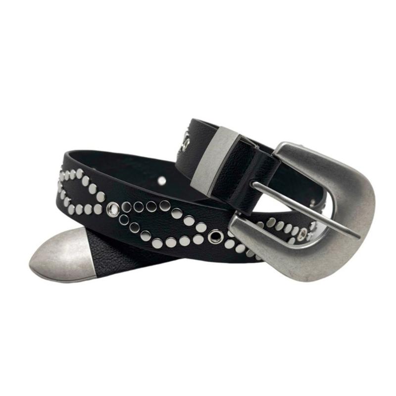 Cowgirl Belt Waist Band For Jeans And Dresses With Decorative Metal Rivets Studded for Theme Event Hiphop Dance 1
Cowgirl Belt Waist Band For Jeans And Dresses With Decorative Metal Rivets Studded for Theme Event Hiphop Dance 1
