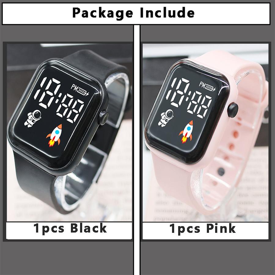 2pcs/set Led Sports Watch for Women Boys Girls Date Week Cute Electronic Watch Silicone Cartoon Kids Children Digital Wristwatch
2pcs/set Led Sports Watch for Women Boys Girls Date Week Cute Electronic Watch Silicone Cartoon Kids Children Digital Wristwatch