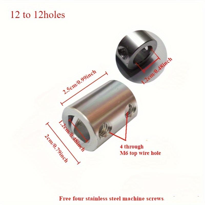1pc Aluminum Alloy Rigid Coupling Adapter - Dual Sizes, Motor Shaft Reducer Conversion Connector Joint Sleeve
1pc Aluminum Alloy Rigid Coupling Adapter - Dual Sizes, Motor Shaft Reducer Conversion Connector Joint Sleeve
