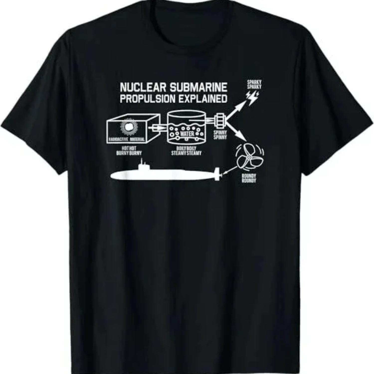 NEW LIMITED Nuclear Submarine Propulsion Funny Diagram Best Tee T-Shirt Fashionable and Street Hip-hop s Clothing Tee S чёрный
NEW LIMITED Nuclear Submarine Propulsion Funny Diagram Best Tee T-Shirt Fashionable and Street Hip-hop s Clothing Tee S чёрный