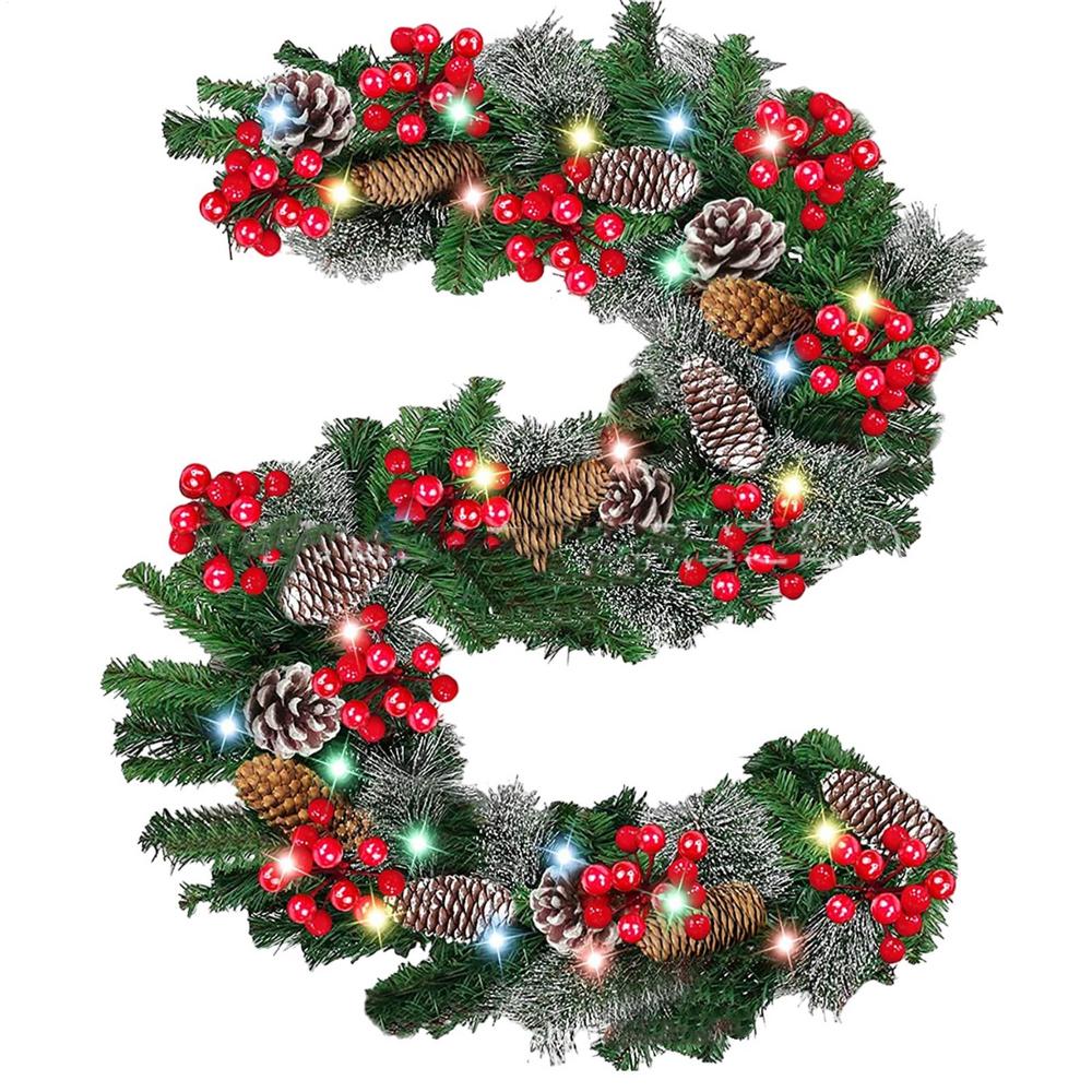 Lighted Christmas Garland Waterproof Christmas Rattan Decor Lightweight Decorations Ornaments For Party Company Window Outdoor
Lighted Christmas Garland Waterproof Christmas Rattan Decor Lightweight Decorations Ornaments For Party Company Window Outdoor