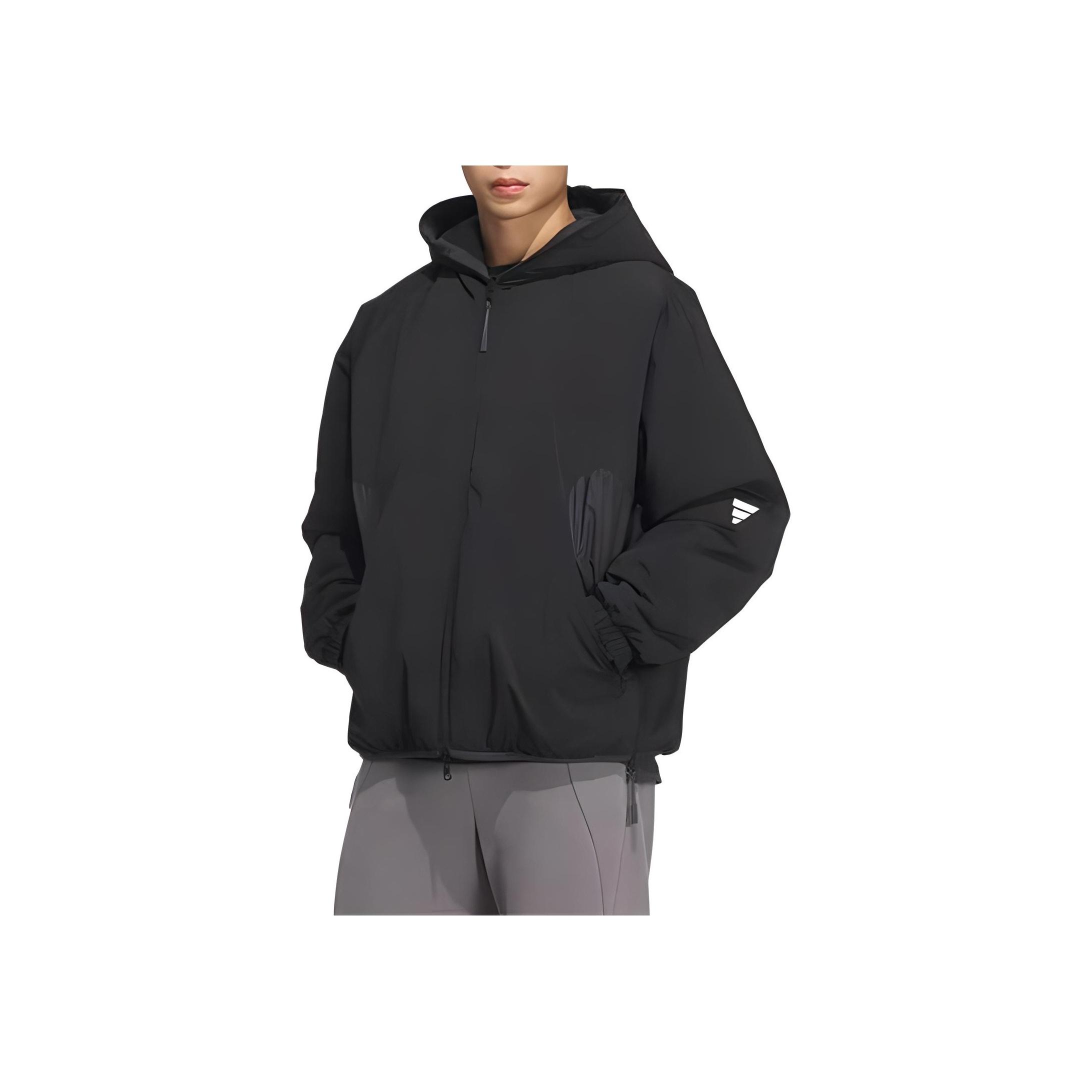 Adidas Logo Comfortable Warm Reversible Hooded Cotton Jacket Men Jackets Black JZ8724 L
Adidas Logo Comfortable Warm Reversible Hooded Cotton Jacket Men Jackets Black JZ8724 L