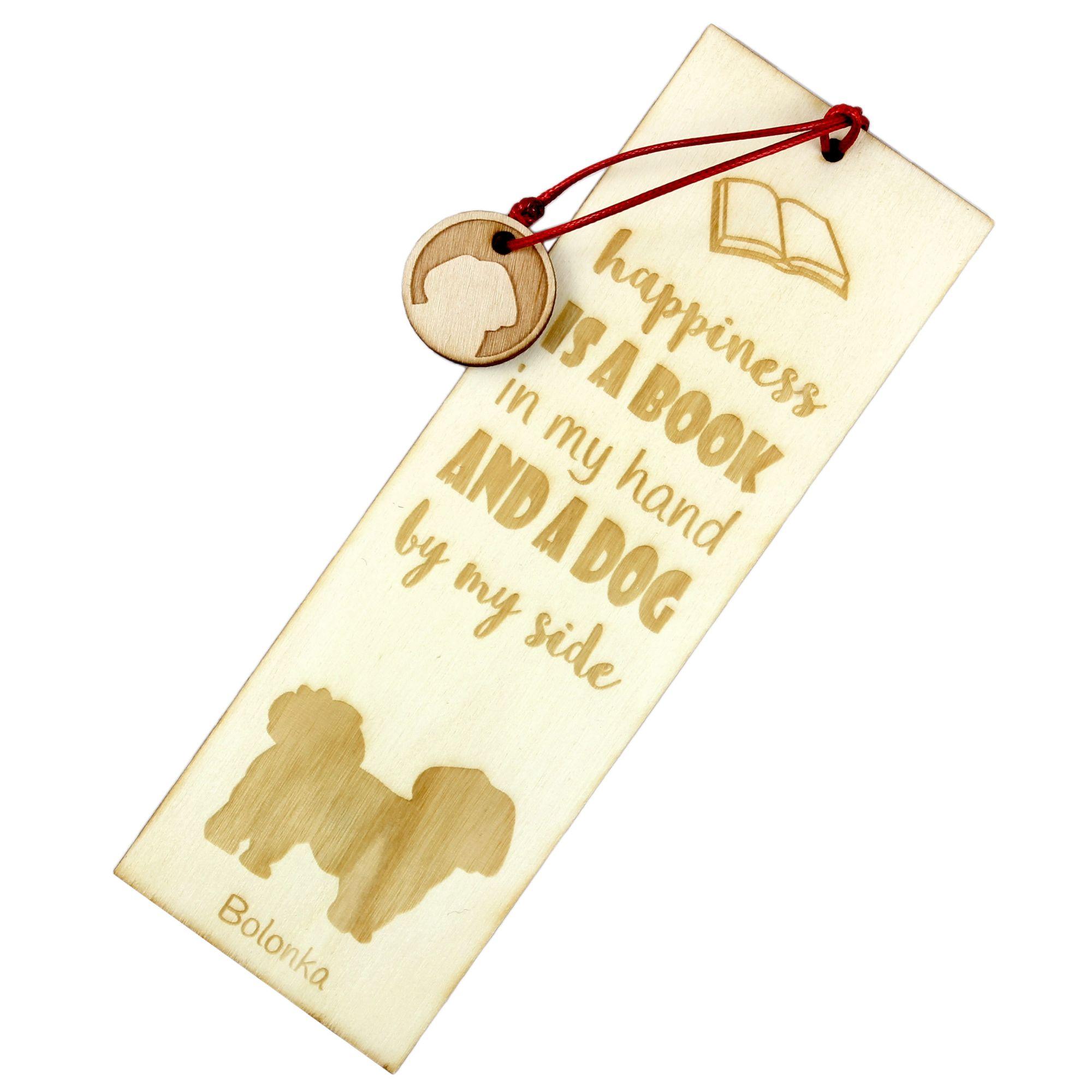 Bolonka, Russian Tsvetnaya Bolonka - dog bookmark, personalized bookmark, dog gadget for Art-Dog brand readers
Bolonka, Russian Tsvetnaya Bolonka - dog bookmark, personalized bookmark, dog gadget for Art-Dog brand readers