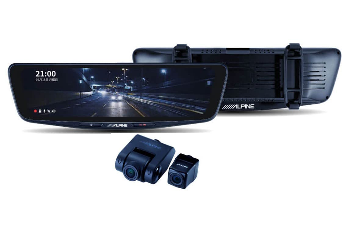 Alpine Digital Mirror with Drive Recorder and Exterior Rear Camera DVR-DM1000B-OC 10-inch Built-in (Band-Mounted Type) чорний
Alpine Digital Mirror with Drive Recorder and Exterior Rear Camera DVR-DM1000B-OC 10-inch Built-in (Band-Mounted Type) чорний