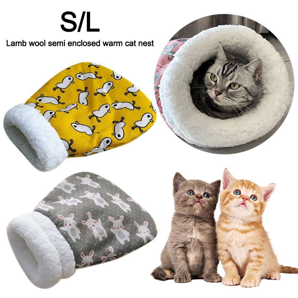 Plush Cat Cave Bed Thickened Cat Nest Mat Cute Kitten Quilt Bed Pet Supplies Grey/30*25cm
Plush Cat Cave Bed Thickened Cat Nest Mat Cute Kitten Quilt Bed Pet Supplies Grey/30*25cm