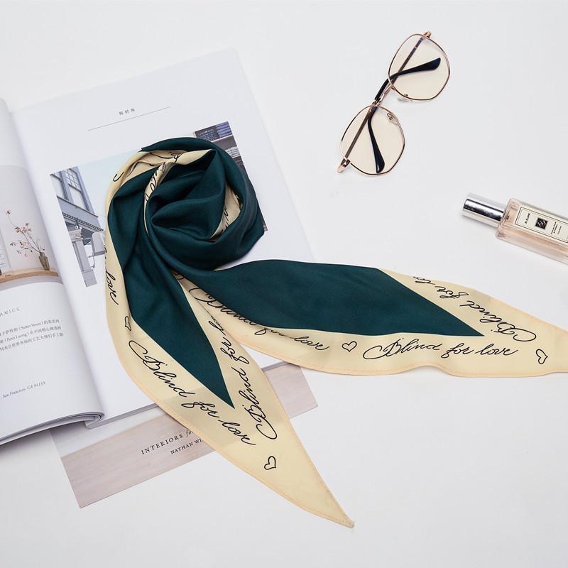 Summer Chiffon Letter Printing Small Scarf Adornment Diamond Thin Narrow Strip Scarves 110 cm зелений
Summer Chiffon Letter Printing Small Scarf Adornment Diamond Thin Narrow Strip Scarves 110 cm зелений