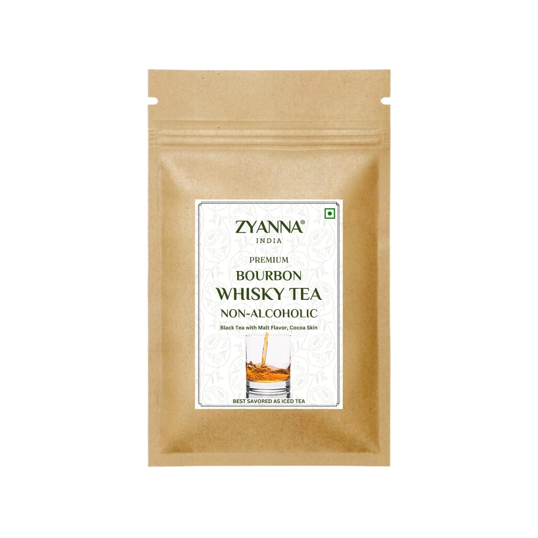 ZYANNA Malt Whisky Tea - Loose Leaf Black Tea with Natural Malt Flavor & Cocoa Skin (100g | 3.5oz | 50 Cups) | Non-Alcoholic Aromatic Blend
ZYANNA Malt Whisky Tea - Loose Leaf Black Tea with Natural Malt Flavor & Cocoa Skin (100g | 3.5oz | 50 Cups) | Non-Alcoholic Aromatic Blend