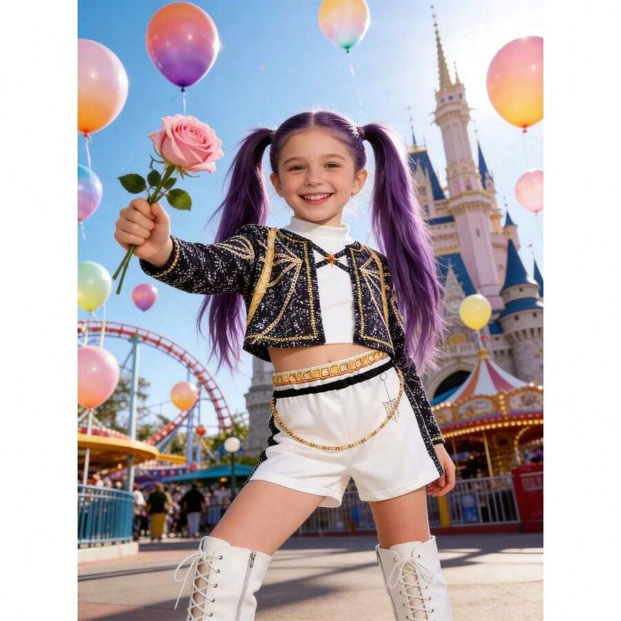 Children s Day Gift K Pop DemonHunters RumiMiraZoey Dresses For Girl, Summer Dresses For Girl Coat Skirt Outfit Set, Beach Dresses, Singer Part 13-14Y
Children s Day Gift K Pop DemonHunters RumiMiraZoey Dresses For Girl, Summer Dresses For Girl Coat Skirt Outfit Set, Beach Dresses, Singer Part 13-14Y