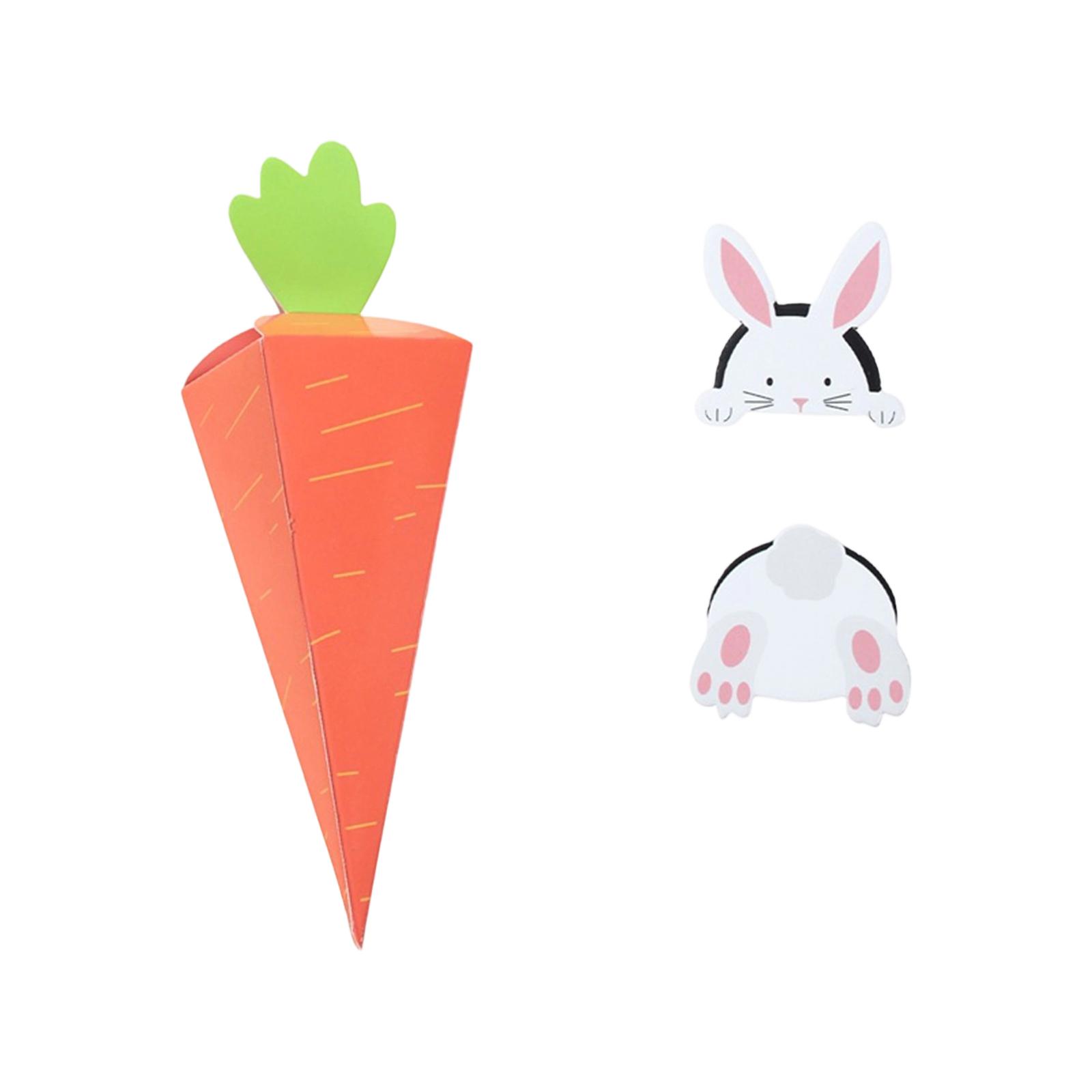 Easter Carrot Bunny Box - Cartoon Party Candy Box, Colorful Paper Gift Container For Treats, Small Gifts, And Holiday Decor One Size
Easter Carrot Bunny Box - Cartoon Party Candy Box, Colorful Paper Gift Container For Treats, Small Gifts, And Holiday Decor One Size
