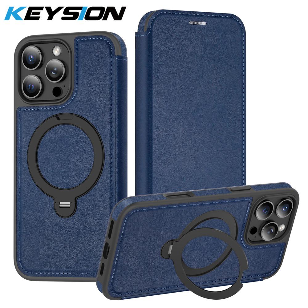KEYSION PU Leather Flip Wallet Case for iPhone 11 12 13 14 Pro Max 14 Plus Cards Slots Magnetic 360 Ring Stand Phone Back Cover for iPhone 11 Pro Max синій
KEYSION PU Leather Flip Wallet Case for iPhone 11 12 13 14 Pro Max 14 Plus Cards Slots Magnetic 360 Ring Stand Phone Back Cover for iPhone 11 Pro Max синій