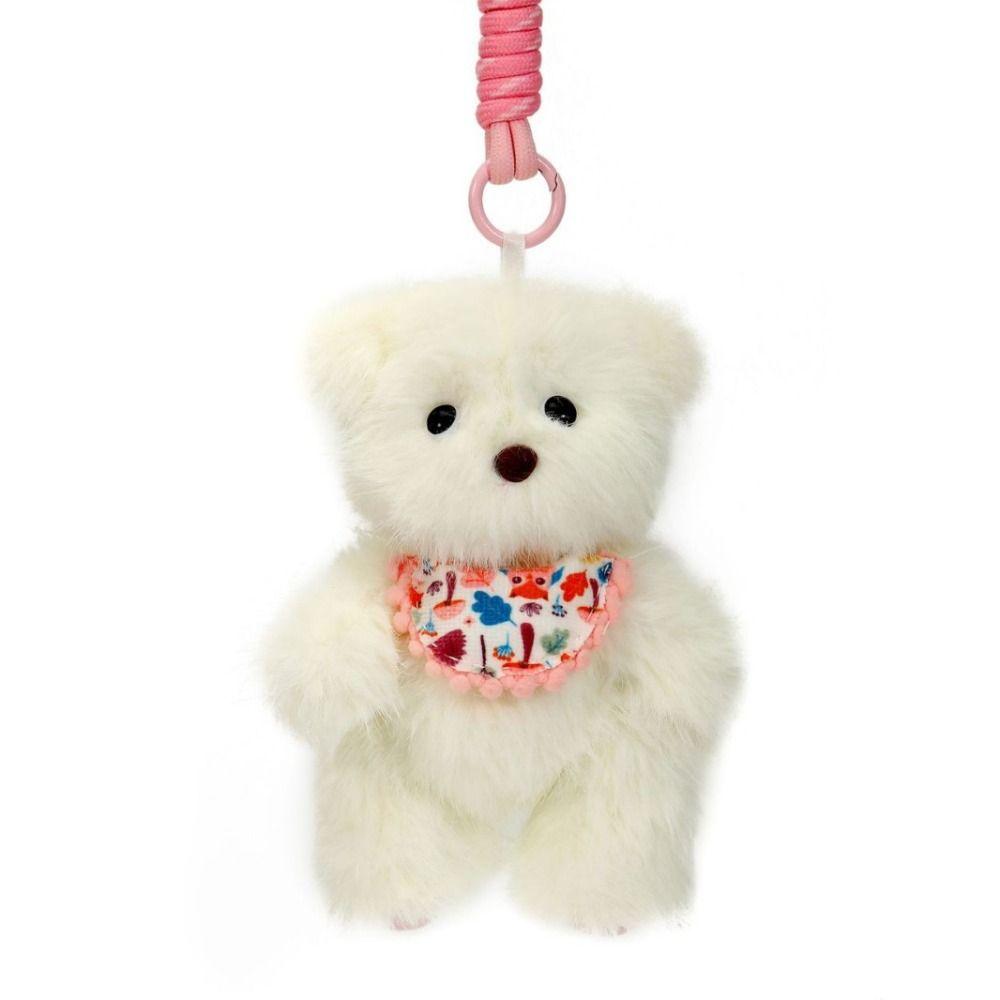 DIY Doll DIY Pendant Material Pack Material Pack Bib Bear Plush Doll Car Key Pendant білий
DIY Doll DIY Pendant Material Pack Material Pack Bib Bear Plush Doll Car Key Pendant білий