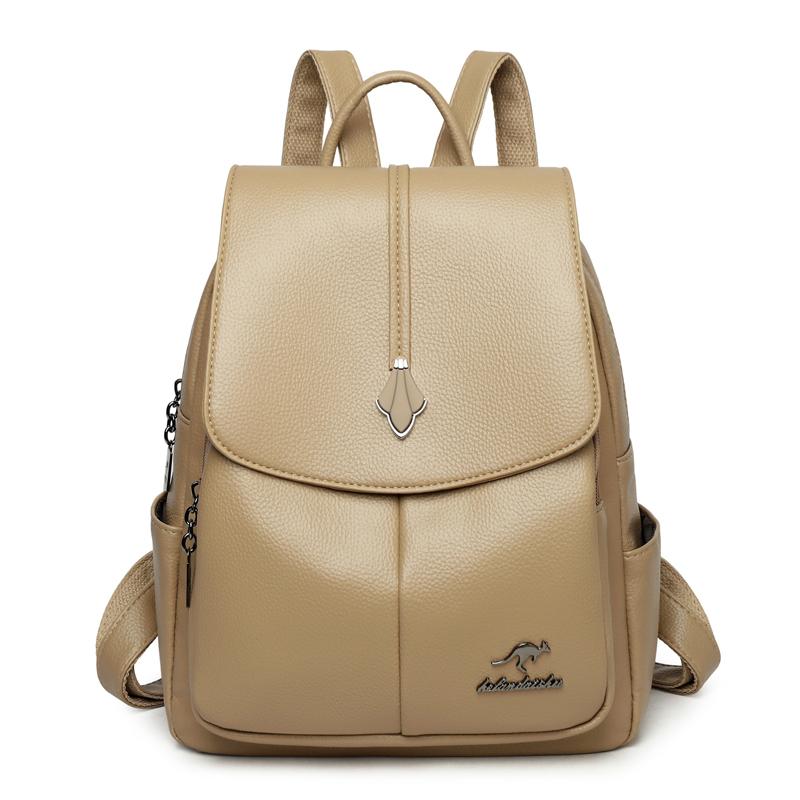 Backpack Women s Large Capacity Travel Bag PU Middle-aged Backpack бежевый
Backpack Women s Large Capacity Travel Bag PU Middle-aged Backpack бежевый