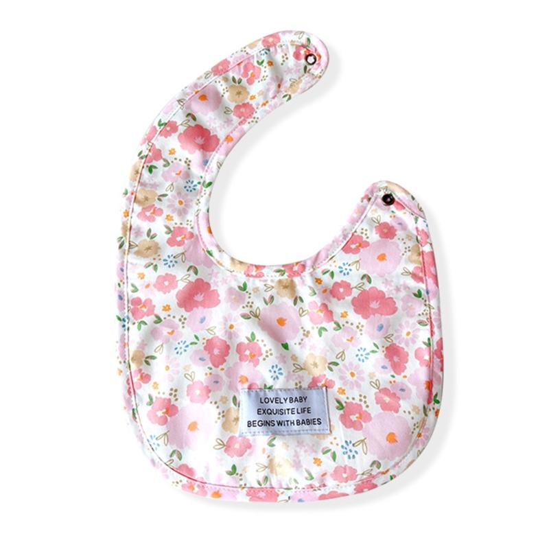 Infant Teething Bib Floral Print Baby Burp Cloth for Toddlers Soft Waterproof Bib for Eating Drooling Bib for Newborn 1
Infant Teething Bib Floral Print Baby Burp Cloth for Toddlers Soft Waterproof Bib for Eating Drooling Bib for Newborn 1