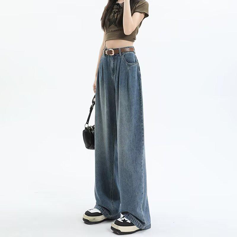 Unisex Wide-Leg Washed Denim Jeans - 2025 Retro Trendy High Street Spring/Autumn Collection M: 155-165CM (95-108 kg)
Unisex Wide-Leg Washed Denim Jeans - 2025 Retro Trendy High Street Spring/Autumn Collection M: 155-165CM (95-108 kg)
