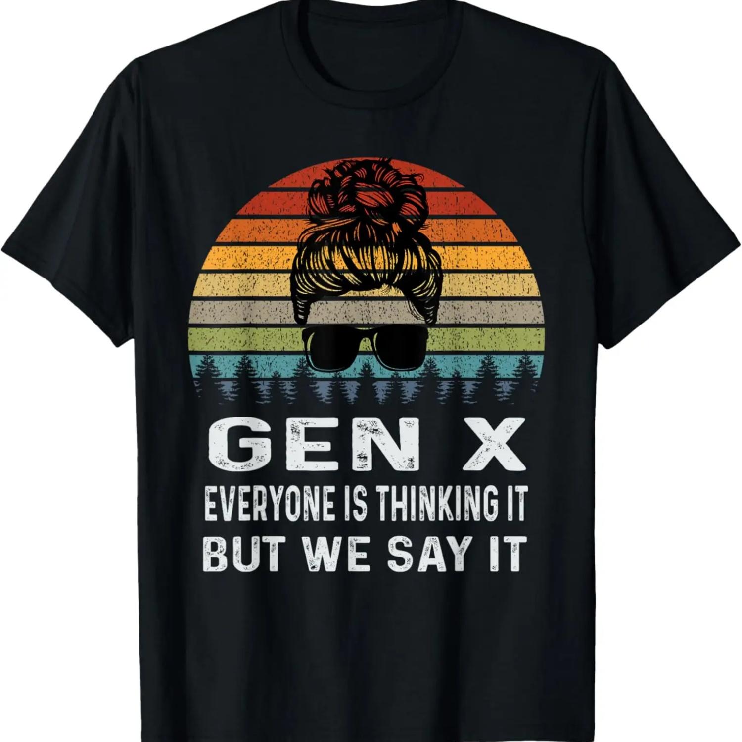 Funny Gen X Everyone Is Thinking But We Say It Retro T-Shirt XXXXXL чёрный
Funny Gen X Everyone Is Thinking But We Say It Retro T-Shirt XXXXXL чёрный