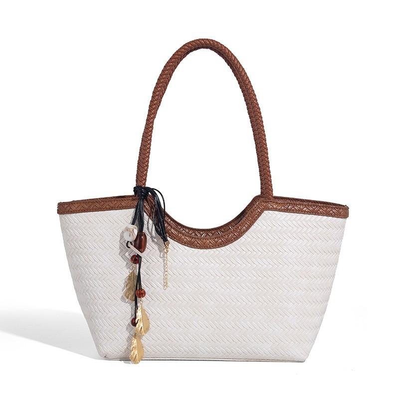 High End and Large Capacity Casual Woven Tote Bag for Women s New Vacation Style Beach Single Shoulder Crossbody Bag
High End and Large Capacity Casual Woven Tote Bag for Women s New Vacation Style Beach Single Shoulder Crossbody Bag