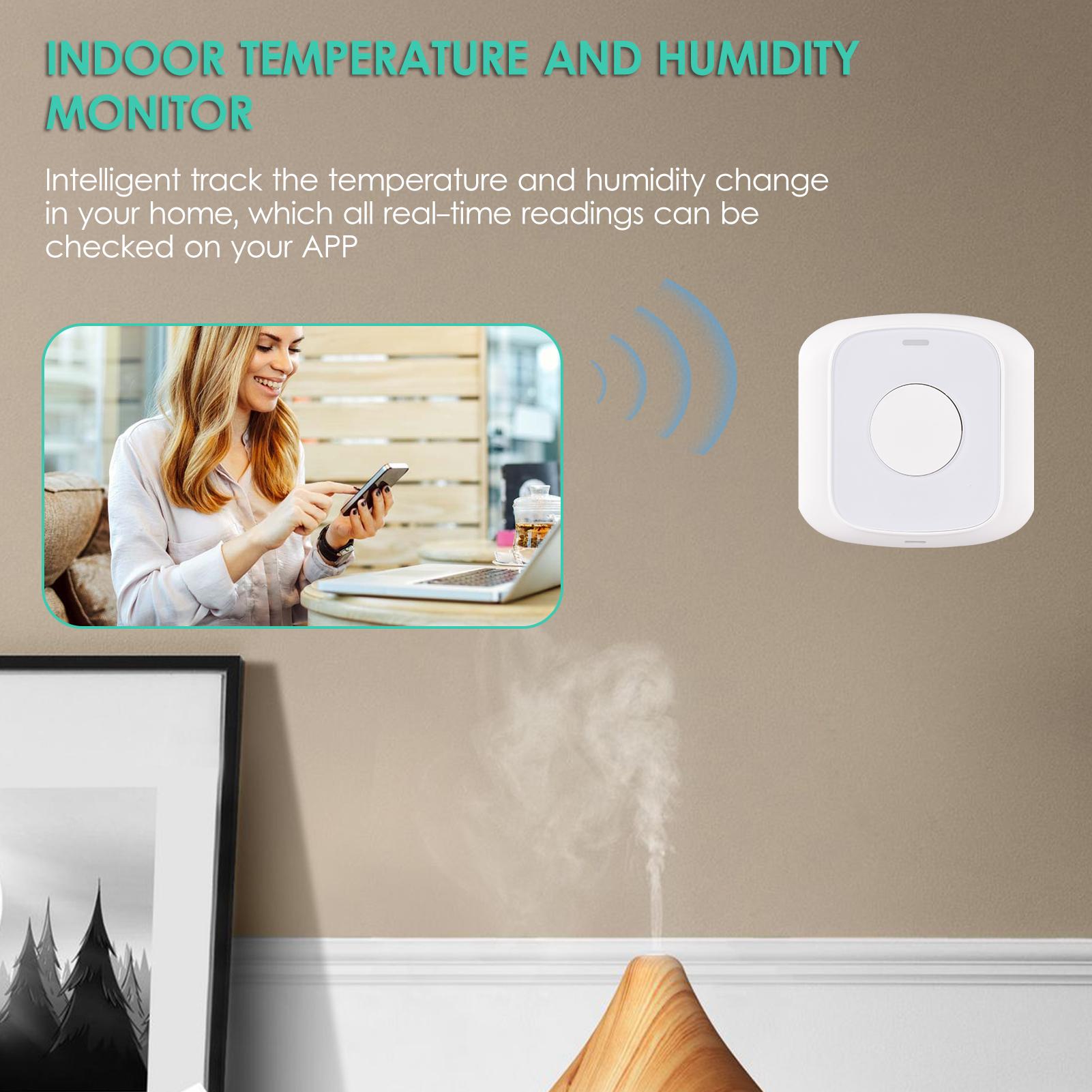 ZigBee Датчик температуры и влажности Мини беспроводной гигрометр Термометр Температура и влажность
ZigBee Датчик температуры и влажности Мини беспроводной гигрометр Термометр Температура и влажность