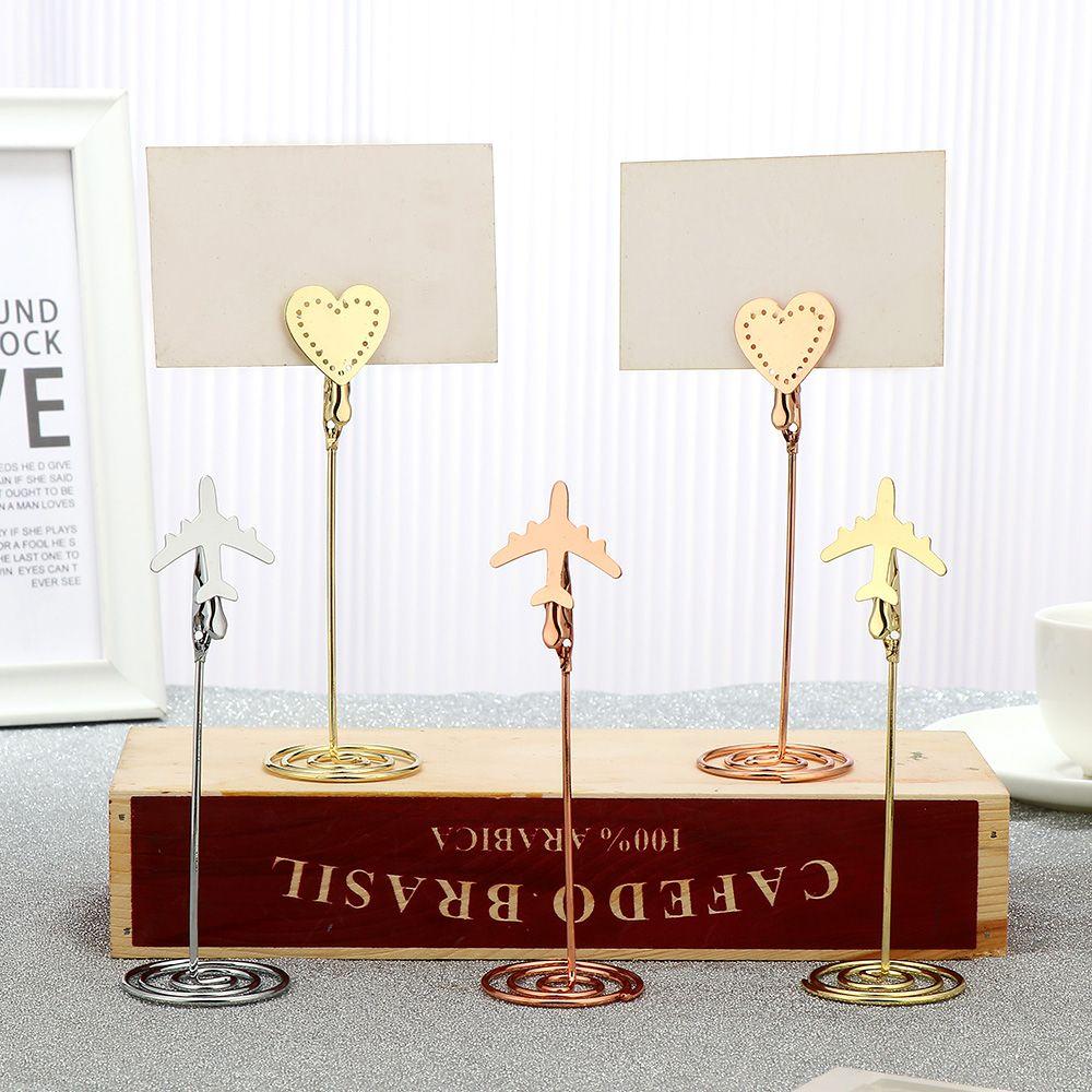 New Wedding Supply Table Stand Heart Airplane Shape Note Holder Card Holder Photo Metal Clip
New Wedding Supply Table Stand Heart Airplane Shape Note Holder Card Holder Photo Metal Clip