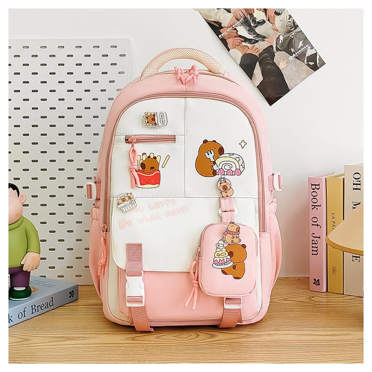 Школьный рюкзак 2025 новый повседневный универсальный в стиле колледжа большой вместимости для ученика средней школы водонепроницаемый с принтом рюкзак высокой ценности
Школьный рюкзак 2025 новый повседневный универсальный в стиле колледжа большой вместимости для ученика средней школы водонепроницаемый с принтом рюкзак высокой ценности