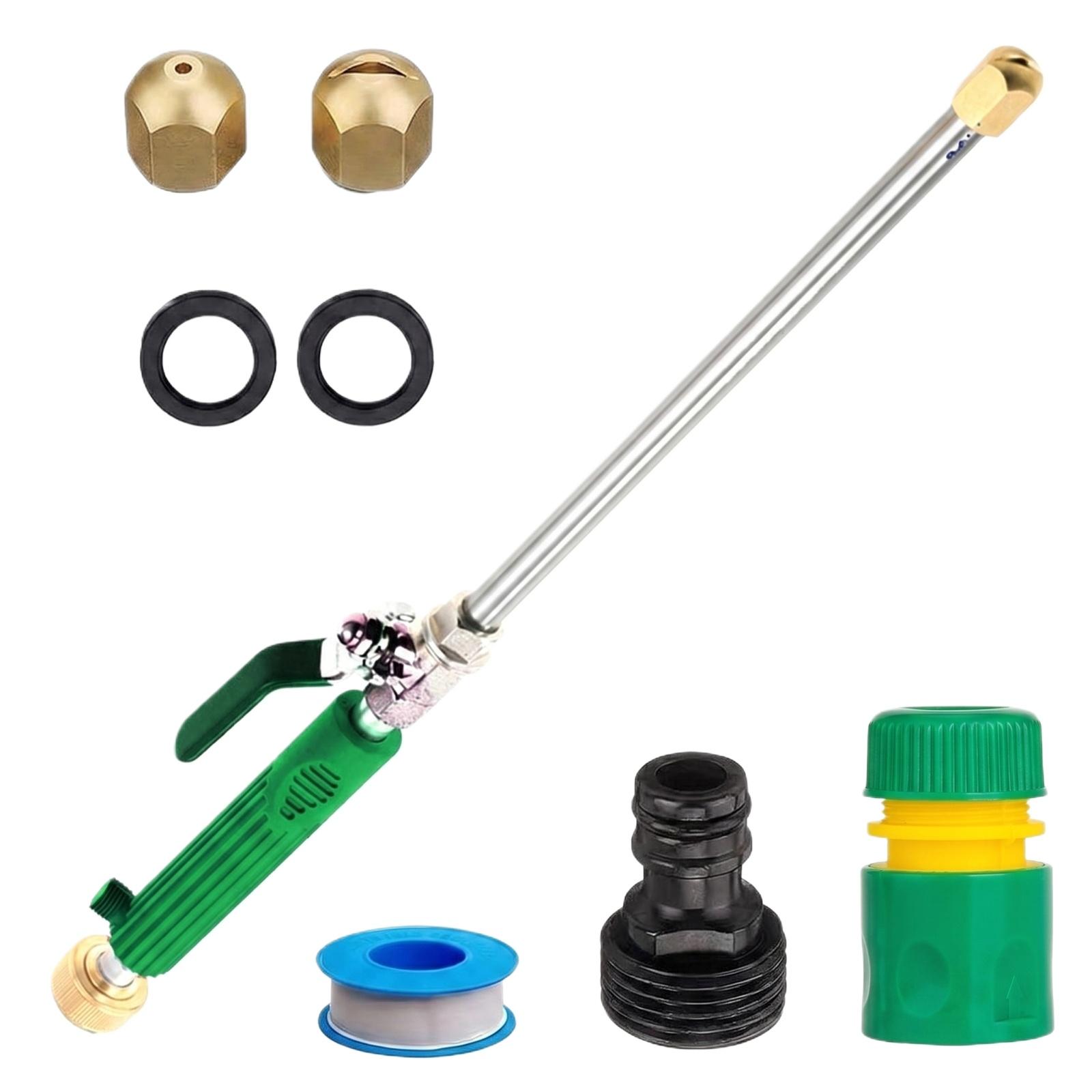 High Pressure Water Spray Gun Kit with Adjustable Nozzle and Brass Fittings Includes Teflon Tape and Hose Connectors for Outdoor Cleaning One Size зелений
High Pressure Water Spray Gun Kit with Adjustable Nozzle and Brass Fittings Includes Teflon Tape and Hose Connectors for Outdoor Cleaning One Size зелений