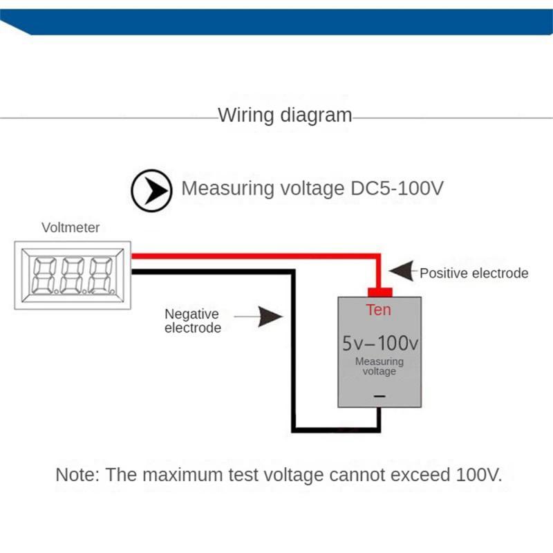 4-100V LED Digital Display Round Two-wire Voltmeter DC Digital Car Current Meter Volt Detector Tester Monitor Pane зелений
4-100V LED Digital Display Round Two-wire Voltmeter DC Digital Car Current Meter Volt Detector Tester Monitor Pane зелений