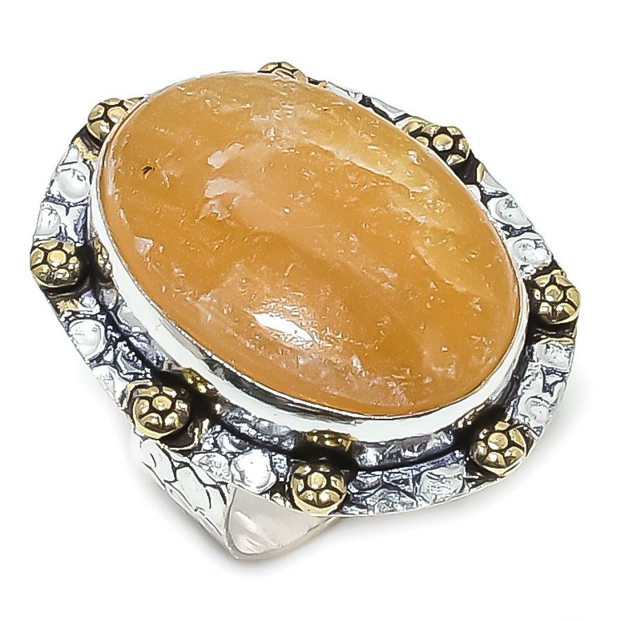 Натуральный желтый септерианский драгоценный камень, двухцветное кольцо из стерлингового серебра 925 пробы, размер 11 N0Y06
Натуральный желтый септерианский драгоценный камень, двухцветное кольцо из стерлингового серебра 925 пробы, размер 11 N0Y06