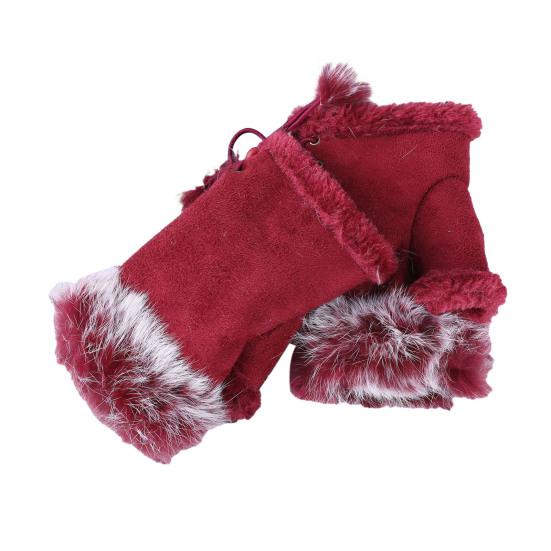 Жіночі рукавички без пальців Зимові замшеві рукавички зі штучного хутра Теплі пухнасті рукавички-мітенки з половиною пальця для жінок, дівчат, підлітків Для письма, друку
Жіночі рукавички без пальців Зимові замшеві рукавички зі штучного хутра Теплі пухнасті рукавички-мітенки з половиною пальця для жінок, дівчат, підлітків Для письма, друку