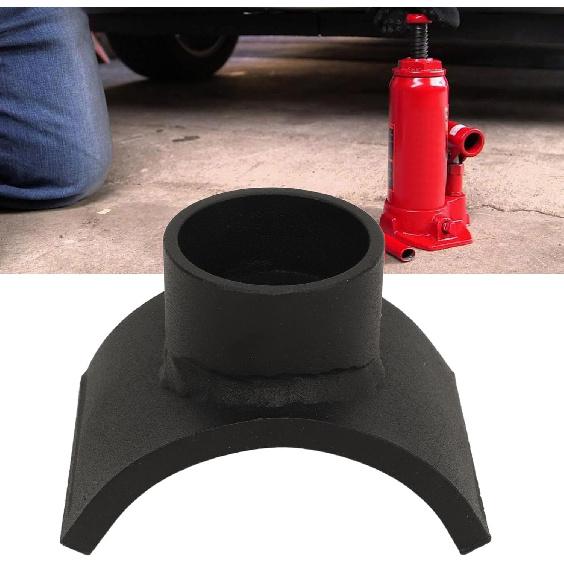 Bottle Jack Adapter Saddle, 12 Ton High Strength Iron Hydraulic Lifting Axle Saddle for 3in Tube, Black, for Garage 4x4 Trail Recovery RV Travel
Bottle Jack Adapter Saddle, 12 Ton High Strength Iron Hydraulic Lifting Axle Saddle for 3in Tube, Black, for Garage 4x4 Trail Recovery RV Travel