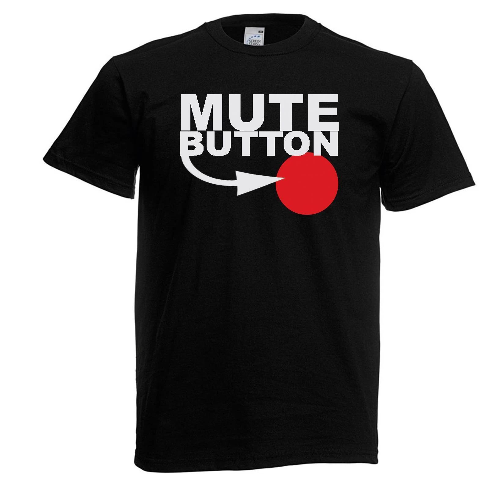 Unisex Black Mute Button Text /w Button Icon Xmas Funny Joke T-Shirt 2XL
Unisex Black Mute Button Text /w Button Icon Xmas Funny Joke T-Shirt 2XL