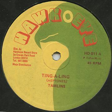 12-дюймовая пластинка TAMLINS - Ting-A-Ling HD011 Hawkeye 1978 UK Reggae, Ska & Dub б/у
12-дюймовая пластинка TAMLINS - Ting-A-Ling HD011 Hawkeye 1978 UK Reggae, Ska & Dub б/у