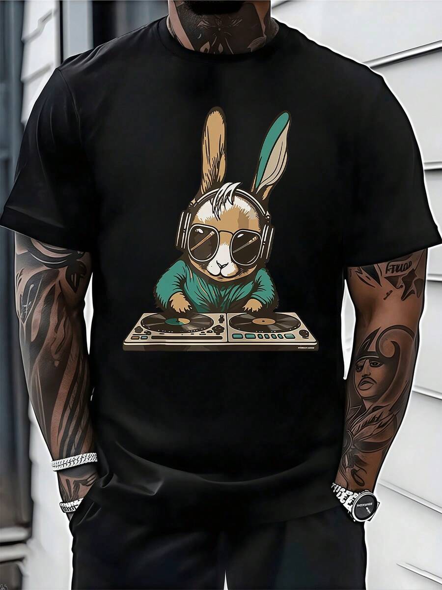 DJ Rabbit Graphic Digital Printed T Shirt 220g 1Pcs Street Style Men s Casual 100% Cotton Tee Hip Hop Music Theme Fashion Top 5XL різнокольоровий
DJ Rabbit Graphic Digital Printed T Shirt 220g 1Pcs Street Style Men s Casual 100% Cotton Tee Hip Hop Music Theme Fashion Top 5XL різнокольоровий