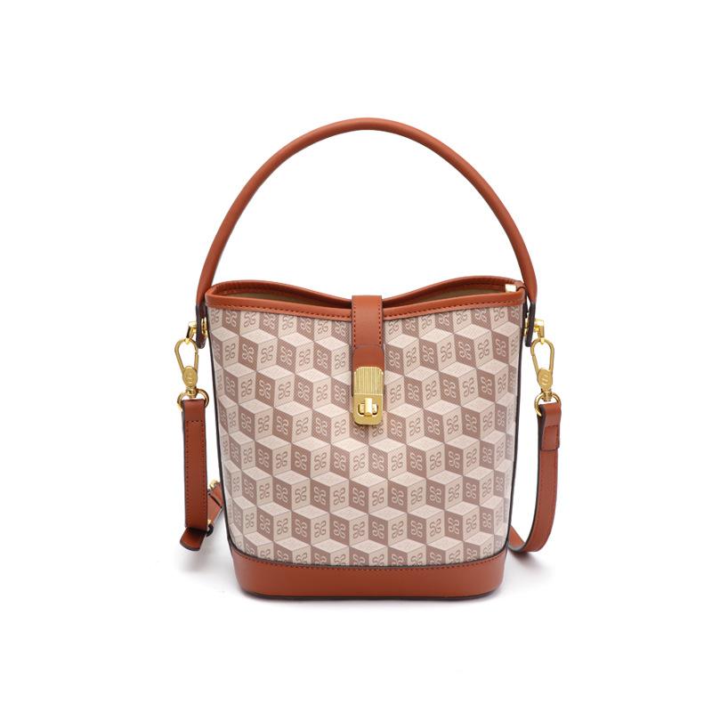 Bucket Bag, Women s Niche Handbag, Large-capacity Patchwork Monogram Single-shoulder Crossbody Bag
Bucket Bag, Women s Niche Handbag, Large-capacity Patchwork Monogram Single-shoulder Crossbody Bag